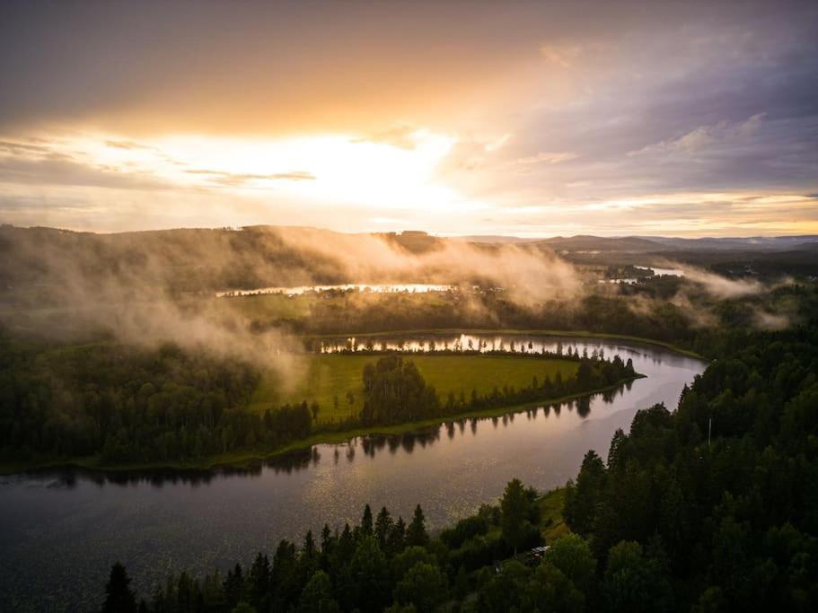 Villa Langroesta; Ruime Blokhut Grenzend Aan Bos Hagfors Esterno foto