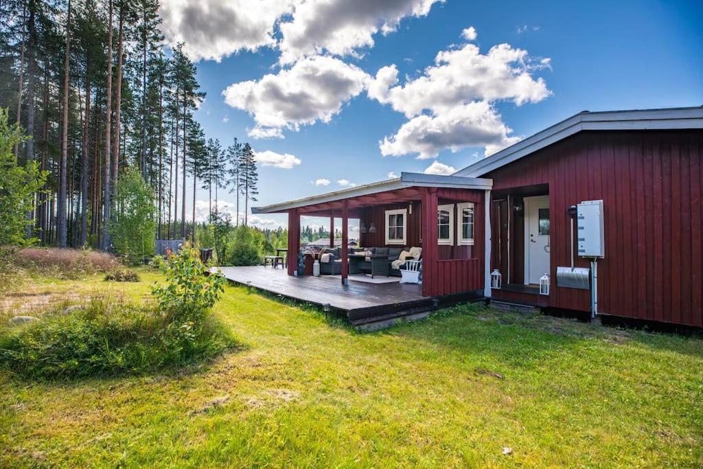 Villa Langroesta; Ruime Blokhut Grenzend Aan Bos Hagfors Esterno foto